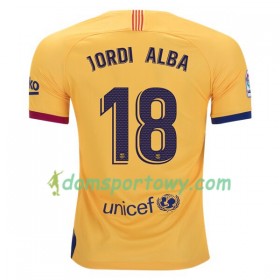 Koszulka FC Barcelona Jordi Alba 18 Wyjazdowe Koszulki Piłkarskie 2019-2020 Krótki Rękaw 